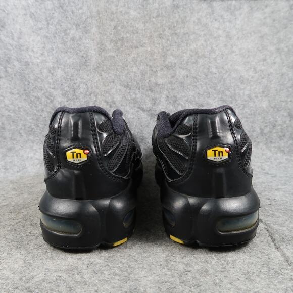 Nike Shoes Big Kids 7Y Air Max Plus Sneakers Athletic Trainer Black Breathable - Picture 6 of 13